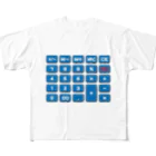 高速紙工業株式会社の電卓blue All-Over Print T-Shirt