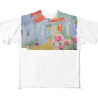 水彩屋の南フランス風 All-Over Print T-Shirt