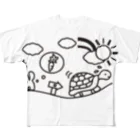 AURA_HYSTERICAのThe Hare and the Tortoise All-Over Print T-Shirt