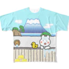 うさぎ湯直売所のうさぎ湯 All-Over Print T-Shirt