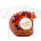 kimchinのフルーツたっぷりのデコレーションケーキ All-Over Print T-Shirt