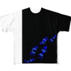 AOI-KINGYOのアシメシャツ「蒼」 All-Over Print T-Shirt