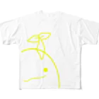 パンプキングダムのまめもやしまめもシンプルTシャツ All-Over Print T-Shirt