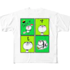 ぱんだしまいのパンタはくさく　すしスシ寿司 All-Over Print T-Shirt