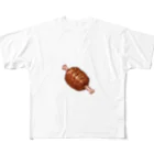 夏のどんぶり(ドンブリ)　ブラザーズ【ドンブラ】の肉 All-Over Print T-Shirt