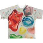 パンプキングダムのグミパーティー All-Over Print T-Shirt