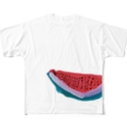 ヤードセールのすいかとあり All-Over Print T-Shirt