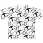 megumiillustrationのsumo All-Over Print T-Shirt
