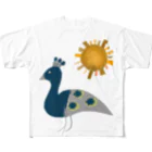 boorichanのクジャクくん All-Over Print T-Shirt