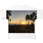 旅行したらのオアフの夕陽 All-Over Print T-Shirt