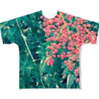 kasumiyolosiyomisuの赤い実南天の実 フルグラフィックTシャツ