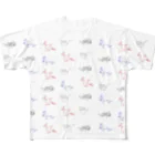 kofun-market（古墳マーケット）の四神モチーフ All-Over Print T-Shirt