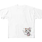 Koukichi_Tのお店の🐈バカネコ / にゃ～ん フルグラフィックTシャツ