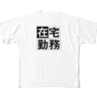 なめこショップの在宅勤務Tシャツ フルグラフィックTシャツ