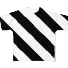 スペィドのおみせsuzuri支店のstripes stripes stripes フルグラフィックTシャツ