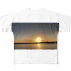 ゆんたく屋の沖縄の夕陽 All-Over Print T-Shirt