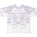 CARAVANのくんずほぐれつタコ All-Over Print T-Shirt