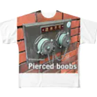 TheSexyObjectのPierced boobs All-Over Print T-Shirt