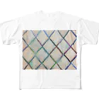 真由美画廊のnet All-Over Print T-Shirt