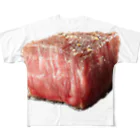 BRZのサイコロステーキ先輩 All-Over Print T-Shirt