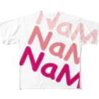 NaMのNaMナナメ フルグラフィックTシャツ