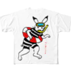 cyakoのかいすいよく フルグラフィックTシャツ