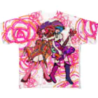 h45m69のYOU＆ME Rose All-Over Print T-Shirt