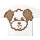 トイプードル　Karaage Bro.のトイプードル　ぶんちゃん(Karaage Bro.) All-Over Print T-Shirt