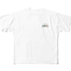 北アルプスブロードバンドネットワークの公式グッズB（胸ロゴ） All-Over Print T-Shirt