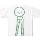 かむい工作のおふざけ&オオカミちゃんRADIO広報のまぁ坊作品展 All-Over Print T-Shirt