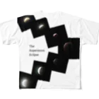 ヤママユ(ヤママユ・ペンギイナ)のThe Supermoon Eclipse 2021/05/26 All-Over Print T-Shirt