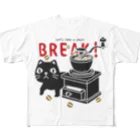 イラスト MONYAAT のやみねこのコーヒー*A All-Over Print T-Shirt