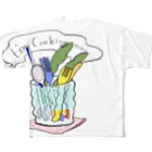 mkattooの料理中です All-Over Print T-Shirt