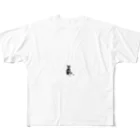 kimurarのみくちゃんちの犬（お座りver） All-Over Print T-Shirt