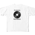 Cut-tees2021のクラシックレコードTシャツ フルグラフィックTシャツ