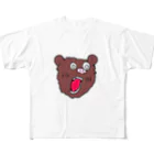 beArのビックリクマ フルグラフィックTシャツ