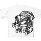 らるご屋のミルキーフロッグ All-Over Print T-Shirt