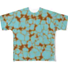 kawaiitのトルコ石Ｔシャツ b All-Over Print T-Shirt