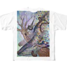 ピアノのみせの幻想鯨 All-Over Print T-Shirt