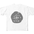 sora-clipの宙クリップグッズ フルグラフィックTシャツ