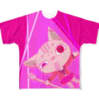 牡丹ちゃんのPINK フルグラフィックTシャツ