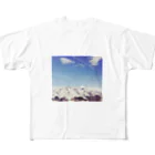 ♨️西巻 真実♨️の雪山 フルグラフィックTシャツ