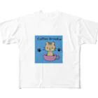 bibibi53のキジトラ さくら 猫（Coffee Break） フルグラフィックTシャツ