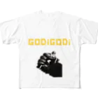 GODiGODiのゴリゴリ フルグラフィックTシャツ