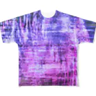 水草のBluePurple All-Over Print T-Shirt