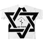 up moreのup more All-Over Print T-Shirt