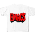 株式会社スガノワークスのemacs - イーマックス - All-Over Print T-Shirt