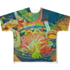 Geedの食べ残し　そのに All-Over Print T-Shirt