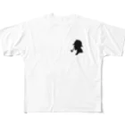 puikkoのシャーロック・ホームズ（ワンポイント　黒） All-Over Print T-Shirt