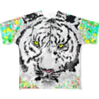 amamartのtiger フルグラフィックTシャツ